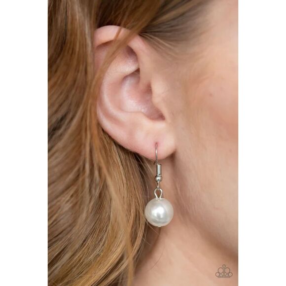 Modern Musical White Necklace (145) - Picture 3 of 3